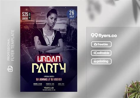 Urban Party Flyers