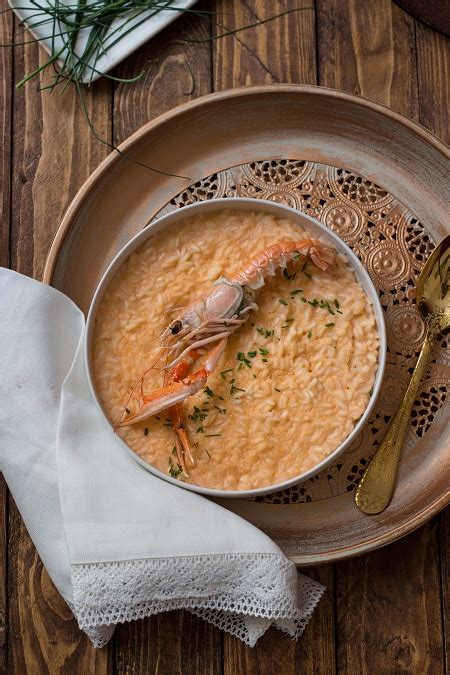 Risotto Alla Crema Di Scampi Facile Passo Passo Cucina Libri E Gatti