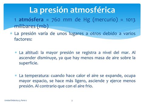 Ppt Unidad DidÁctica 3 La AtmÓsfera Powerpoint Presentation Free Download Id5249893