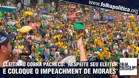 Cleitinho Pede Impeachment De Moraes E Dos Outros Ministros E Cobra