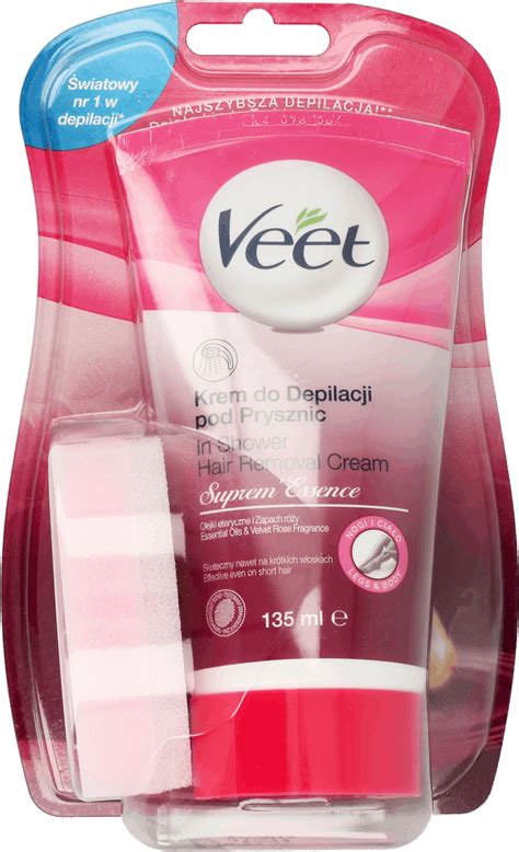 Veet Krem Do Depilacji Pod Prysznic Suprem Essence 135 Ml Nr Kat