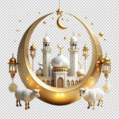 Premium PSD | Eid ul azha sacrifice concept