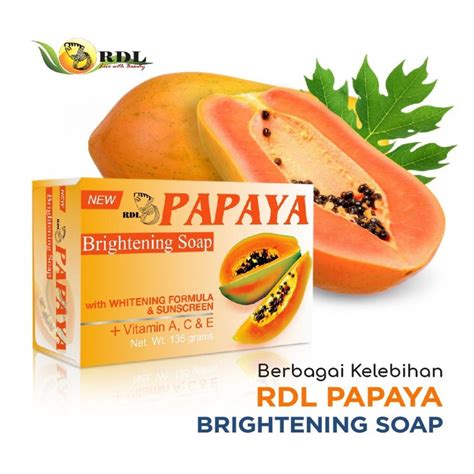 Jual Brightening Sabun Papaya Rdl G Shopee Indonesia