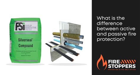 What Is The Difference Between Active And Passive Fire Protection