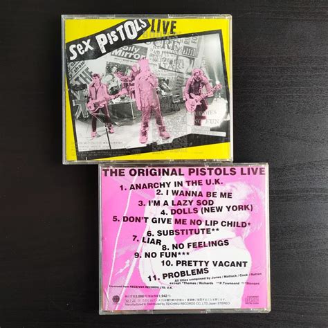 CD JAPAN PRESS PUNK SEX PISTOLS LOT SEX PISTOLS FILTHY LUCRE LIVE