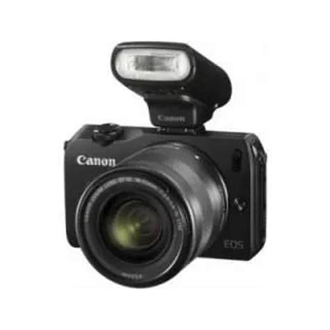 Canon EOS M EF M 18 55 Mm Lens And Speedlite 90x Flash Digital SLR