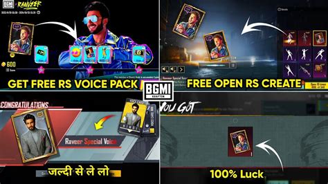 How To Get Free Ranveer Singh Voice Pack In Bgmi Ranveer Singh Voice