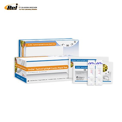 OnSite Typhoid IgG IgM Combo Rapid Test Rajaerba Indochem