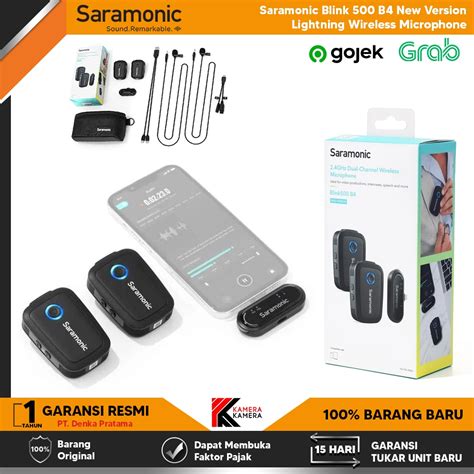 Jual Saramonic Blink 500 B4 New Version Lightning Wireless Microphone