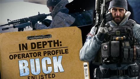 Rainbow Six Siege In Depth Operator Profile Buck Youtube