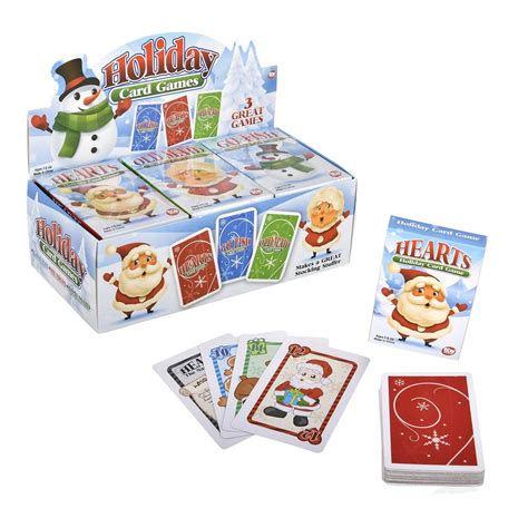 12-Pack Assorted Holiday Card Games