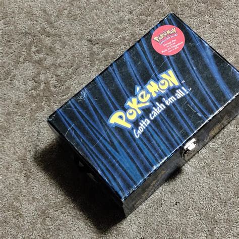 Vintage 1998 Pokemon Box Storage This has marks ,... - Depop