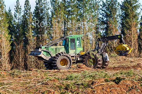 Log Skidder John Deere 648h Harvesting Logs In Production Forestry