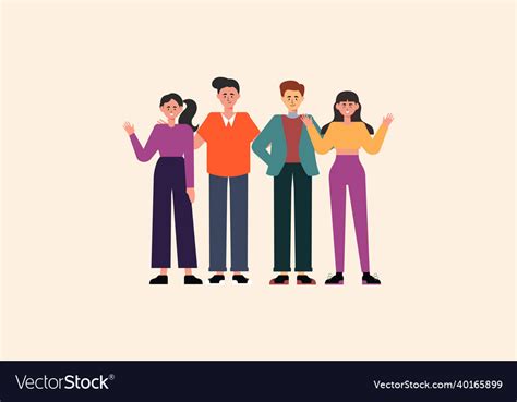 Group of people set Royalty Free Vector Image - VectorStock