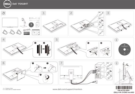 Dell p2418ht monitor Quick Setup Guide User Manual En us