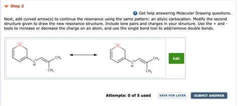 Solved Step 2 Get Help Answering Molecular Drawing Chegg