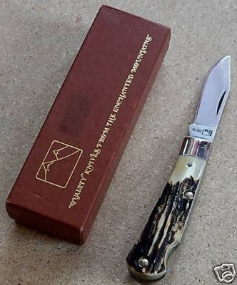 ALCAS - Remington style Stag Handle Pocket Knife | #42397735