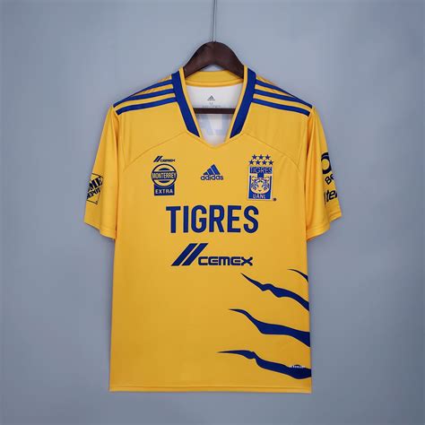 Camiseta Tigres 2021 22 Home Adidas Peru FC