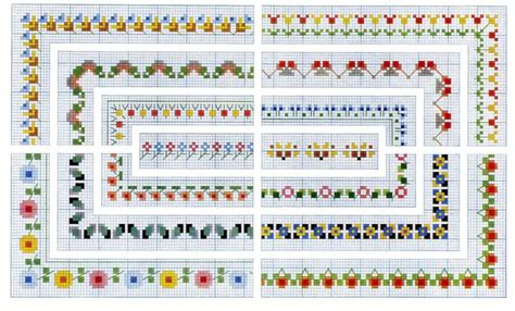 Free Cross Stitch Patterns Floral Borders at Terry Cooper blog