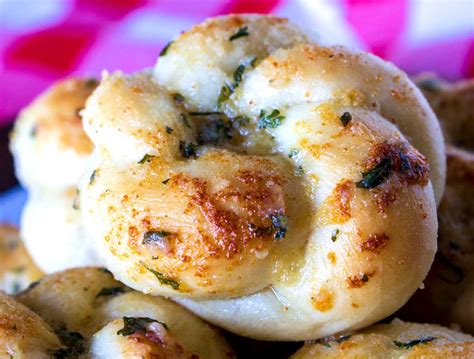 Pizza Dough Garlic Knots • Food Folks and Fun