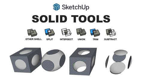 BELAJAR MEMAHAMI SOLID TOOLS DARI GOOLE SKETCHUP YouTube