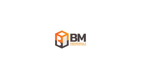 Identidade Visual Bm Engenharia E Construtora Behance