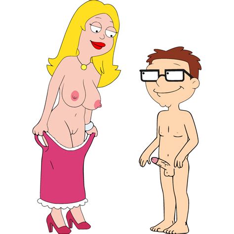 Hentai Busty American Dad Blonde Hair Breasts Brown Hair Erect Penis