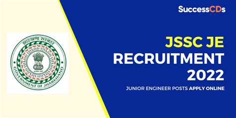 JSSC Recruitment 2022 For 283 Junior Engineer Posts Apply Now