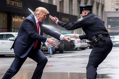 Donald Trump Arrested Twitter Goes Wild With Doctored Pictures