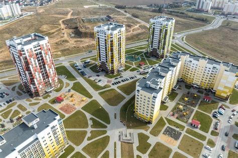 Vue Panoramique Aérienne Sur La Construction D un Nouveau Complexe