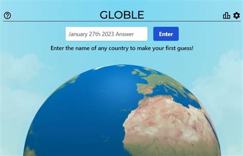 Globle Game January 27, 2023 Answer and Hints Today - Fortnite Insider