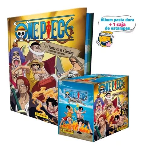 One Piece Lbum Pasta Caja De Estampas Guerra En La Cumbre Env O Gratis