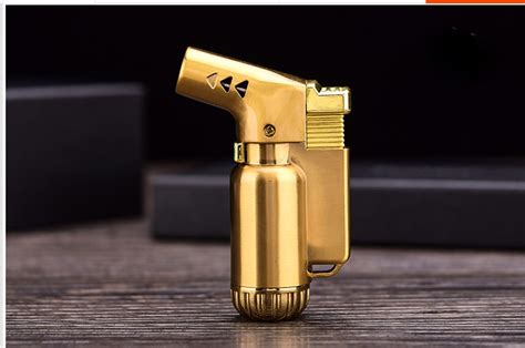 Hot Upgrade Windproof Metal Lighter One Jet Flame Torch Lighter Outdoor Portable Butane Gas