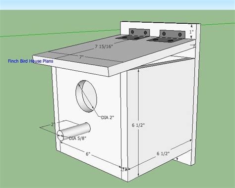 Cute Finch Bird House Plans - New Home Plans Design