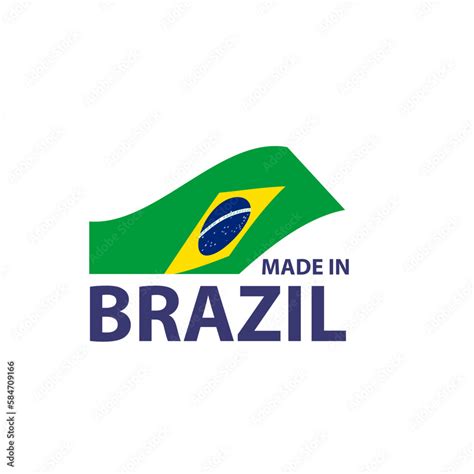 Made in Brazil premium vector logo. Made in Brazil logo, icon and ...