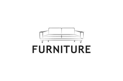 Premium Vector Creative Furniture Logo Design