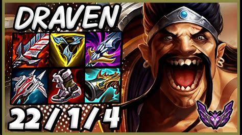 Draven Vs Swain ADC Quadra Kill Patch 13 14 Lol KR Master