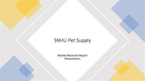 Solution Snhu Pet Supply Presentation Studypool