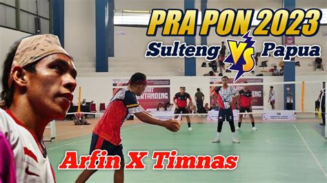 SULAWESI TENGAH VS PAPUA SEPAK TAKRAW PRA PON 2023 WILAYAH IV YouTube