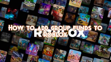 How To Add Group Funds To Roblox Pillar Of Gaming