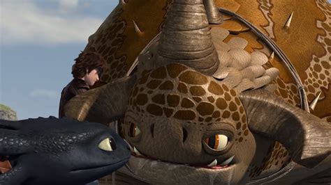 Hiccup And Toothless Meets The Buffalord Dragon From Dreamworks Dragons