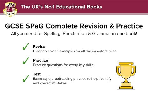 Gcse Spelling Punctuation And Grammar Complete Study Practice With