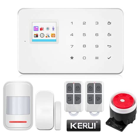 Alarmas Para Casa Kerui W Alarma Hogar Wifi Gsm Seguridad Casas