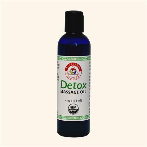 Detox Massage Oil — Ayurvedic Healing