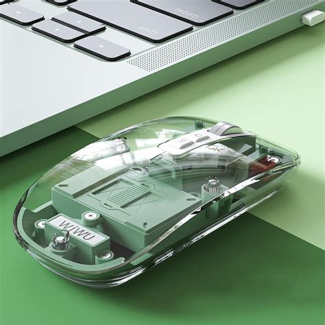 Transparent Wireless Silent Bluetooth Mouse – GizModern