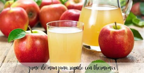 Zumo de Manzana rápido con thermomix Recetas para Thermomix