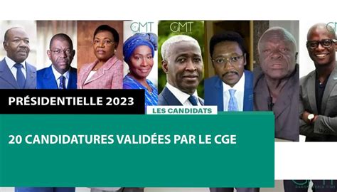 Reportage Présidentielle 2023 20 candidatures validées par le CGE