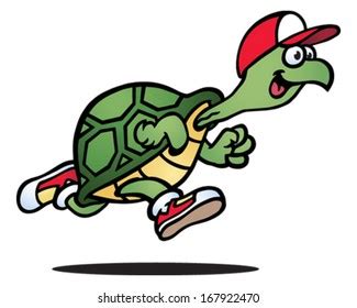 Turtle Running Cartoon Royalty-Free Images, Stock Photos & Pictures ...