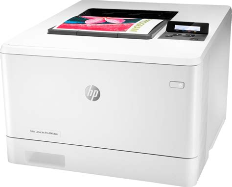 HP LaserJet Pro M454dn Color Laser Printer White W1Y44A BGJ Best Buy