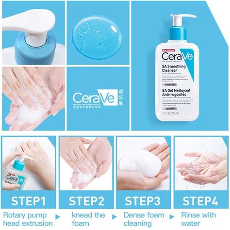 Seckill Cerave SA Smoothing Cleanser For Dry Rough Bumpy Skin Gently